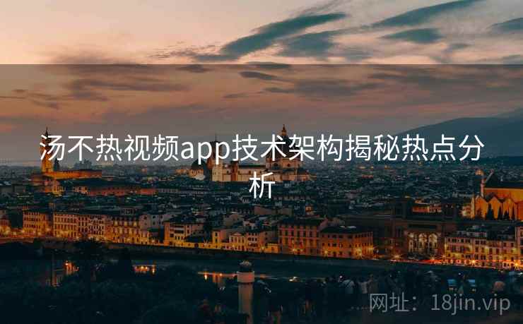 汤不热视频app技术架构揭秘热点分析